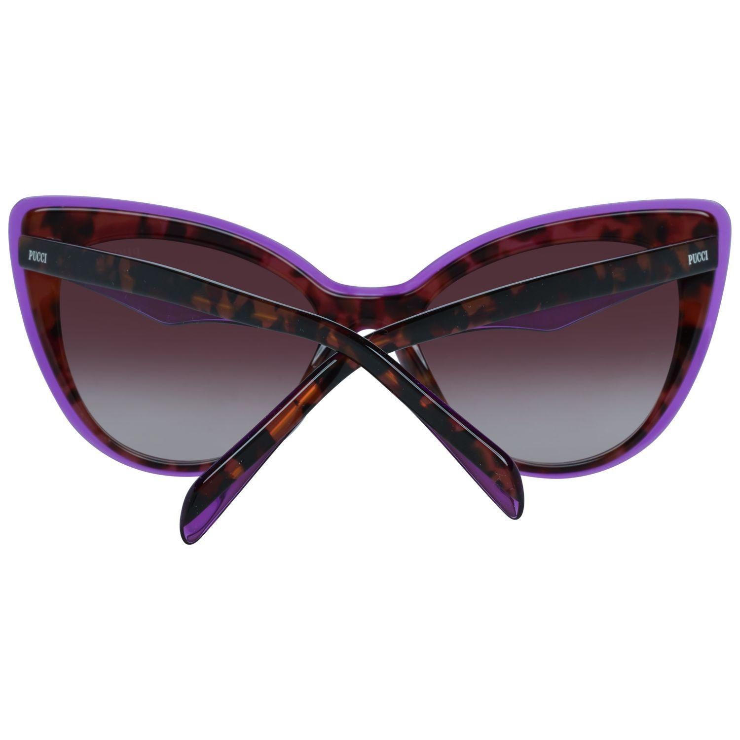 Gray Emilio Pucci Mint Women Purple Sunglasses EP0106 5483F 54-18 145 mm