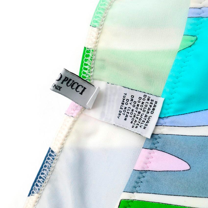 Gray Emilio Pucci Multi-Coloured Printed Bikini & Skirt Set S