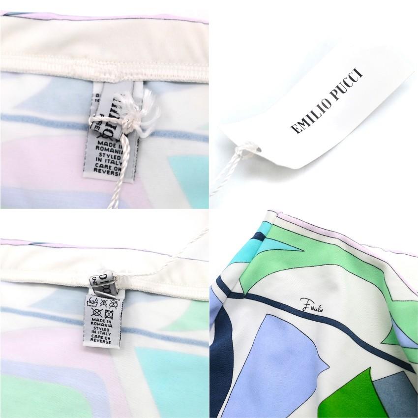 Emilio Pucci Multi-Coloured Printed Bikini & Skirt Set S 1