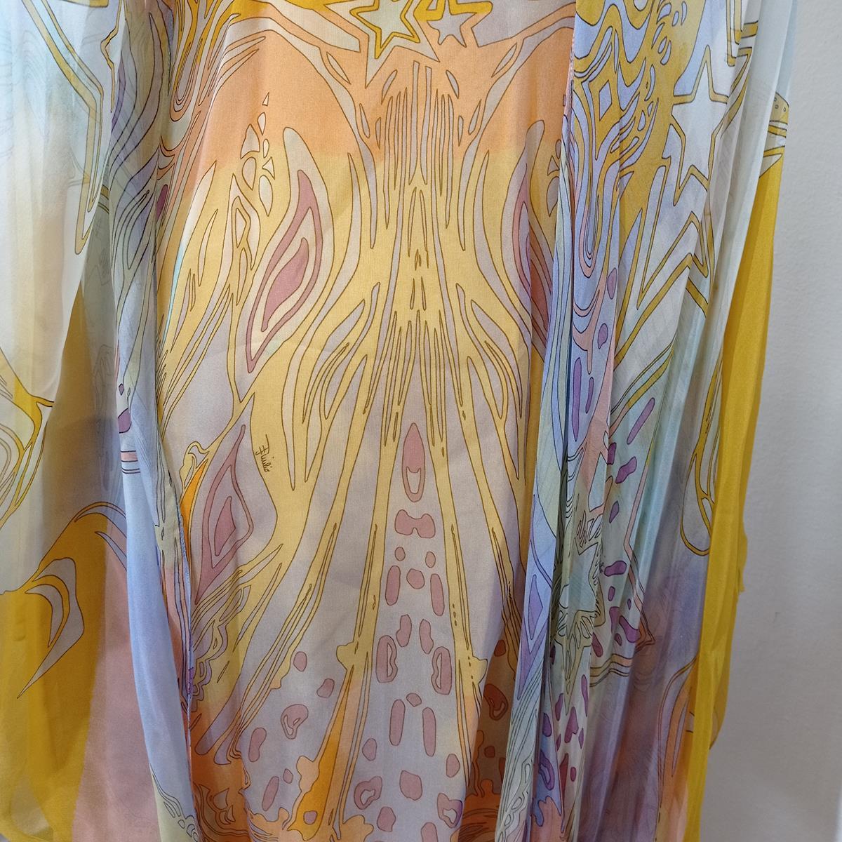 Women's Emilio Pucci Multicolored Silk Dress IT 40