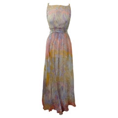 Emilio Pucci Multicolored Silk Long Dress IT 40
