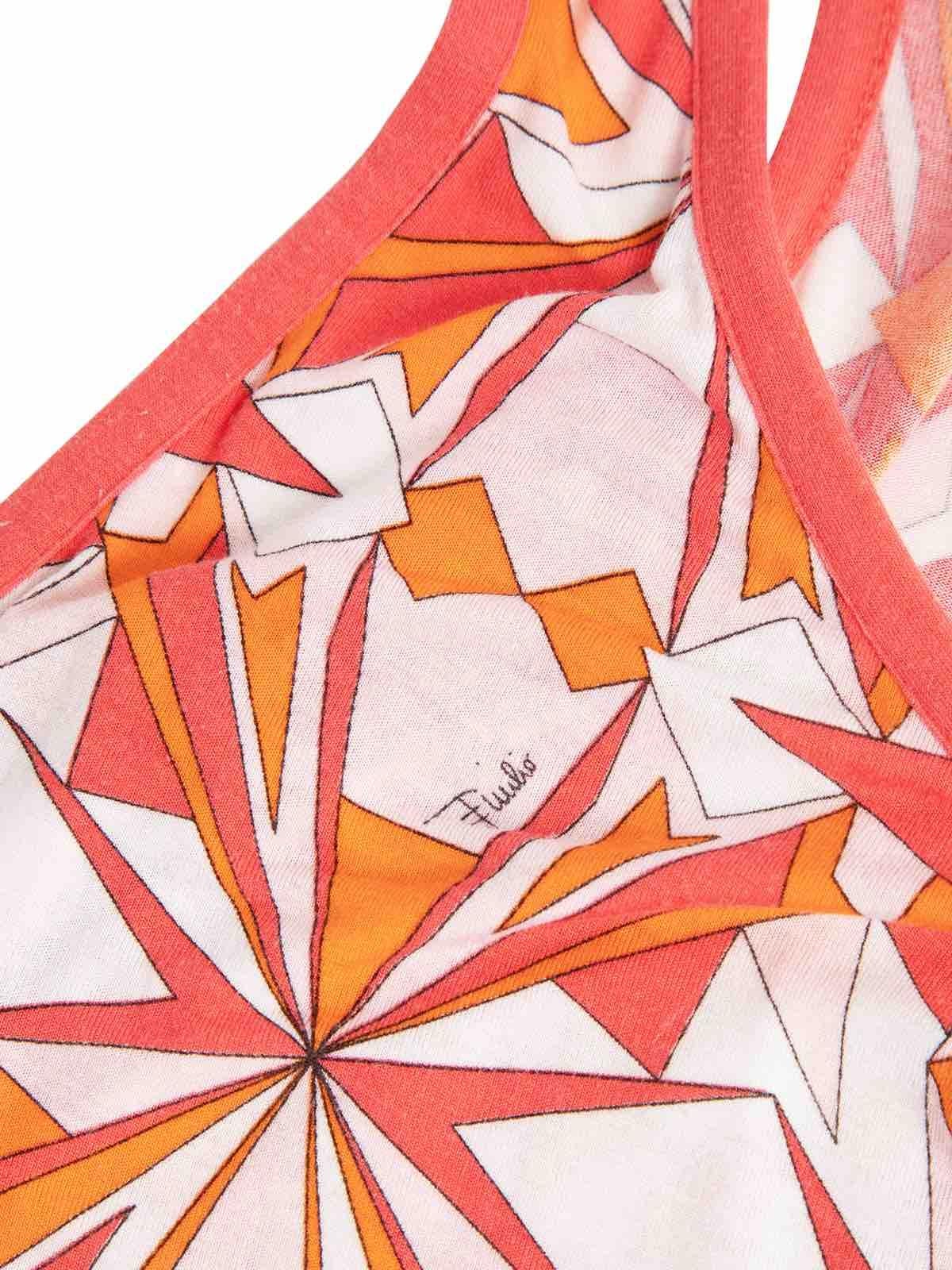 Emilio Pucci Multicolour Tank Top For Sale 1