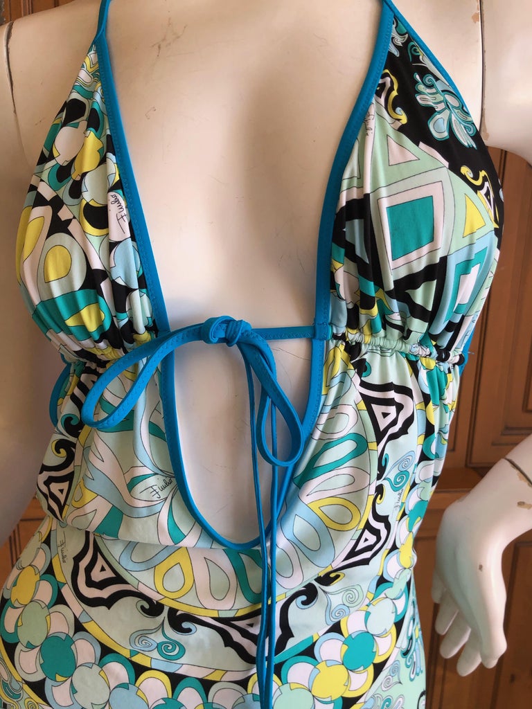 Emilio Pucci One Piece Swimsuit New With Tags Hard To Find Size 46 For 
