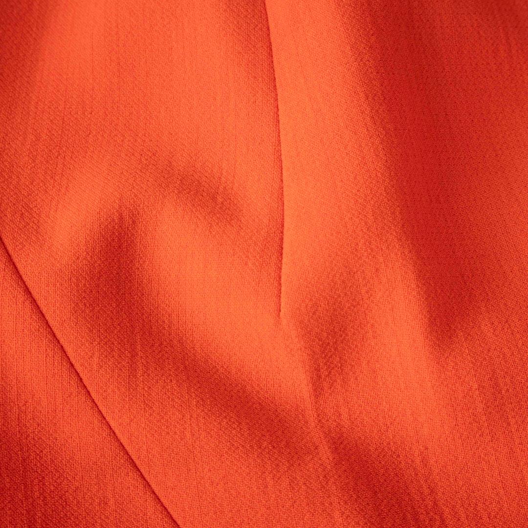 Emilio Pucci Orange Wolle ausgestellter Saum Rock Größe S im Zustand „Gut“ im Angebot in London, GB