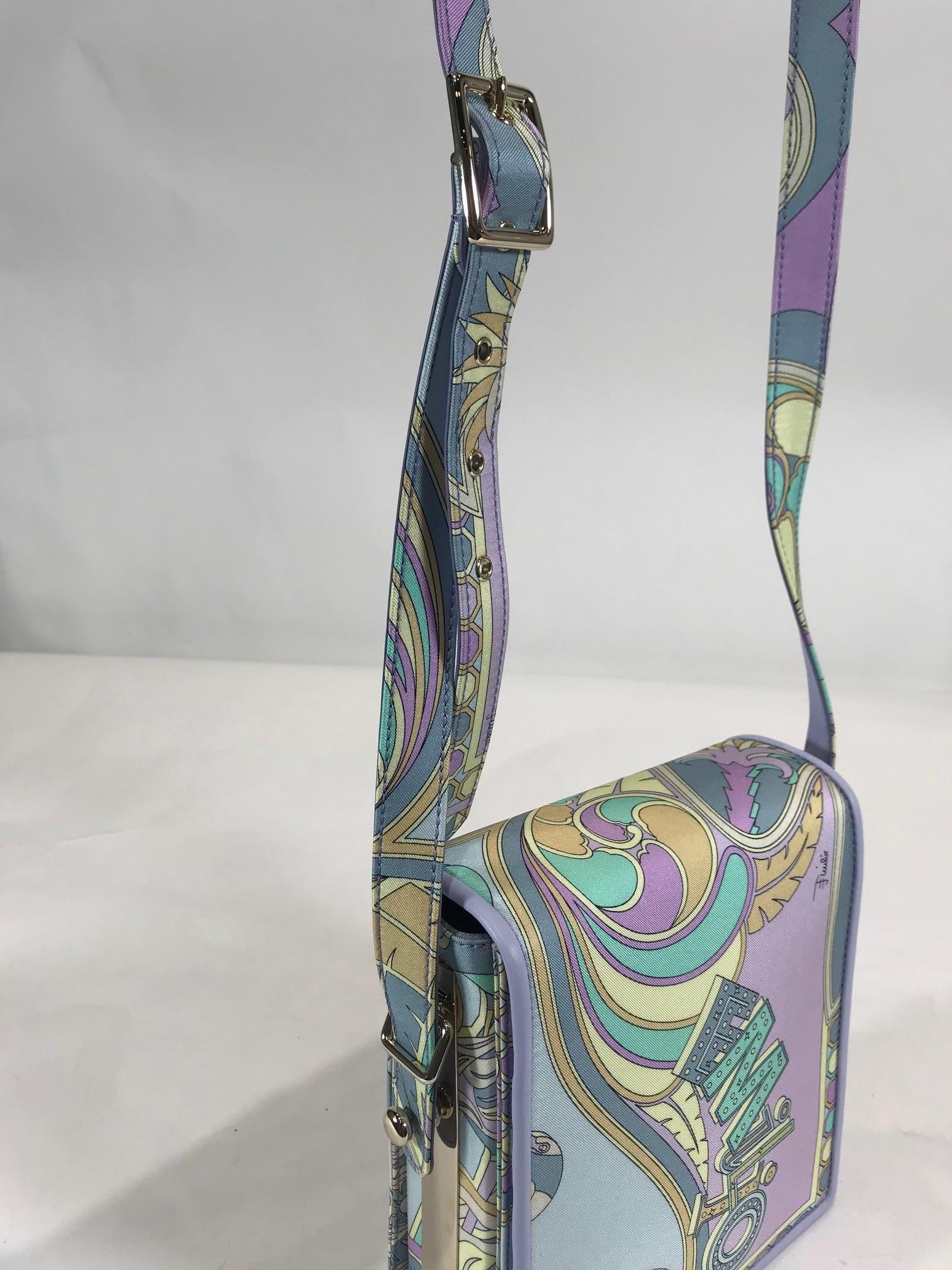 Emilio Pucci Pastel Shoulder Bag For Sale 3