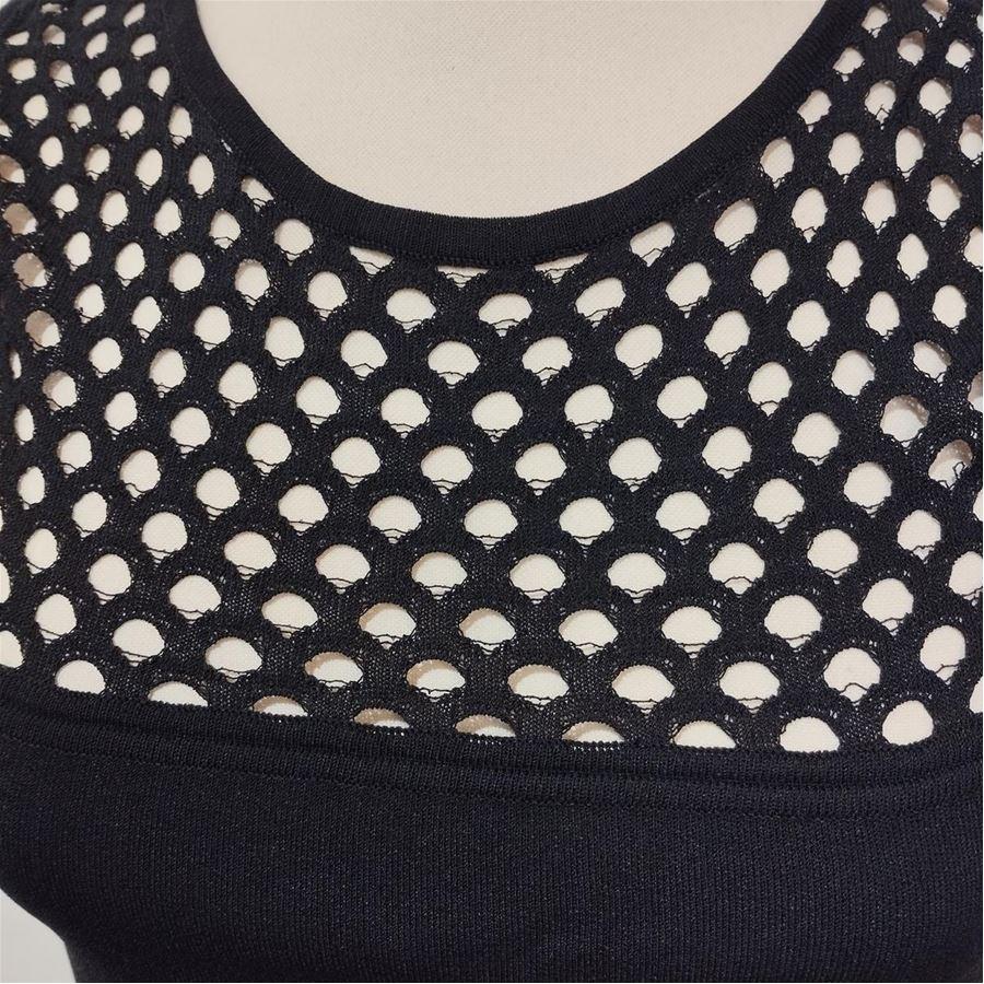 Black Emilio Pucci Perforated dress size S For Sale