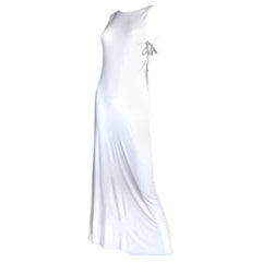 Used EMILIO PUCCI Peter Dundas Era White Cut-Out Maxi Dress — Circa 2012