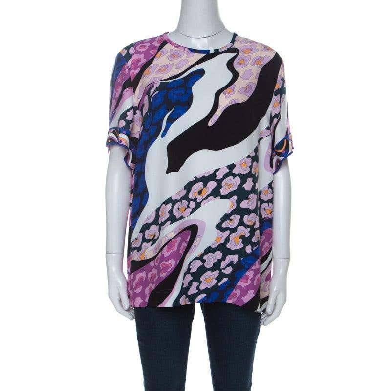 Emilio Pucci Print Cotton Shirt For Sale at 1stdibs
