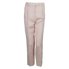 Emilio Pucci Pink Contrast Side Panel Detail Trousers S