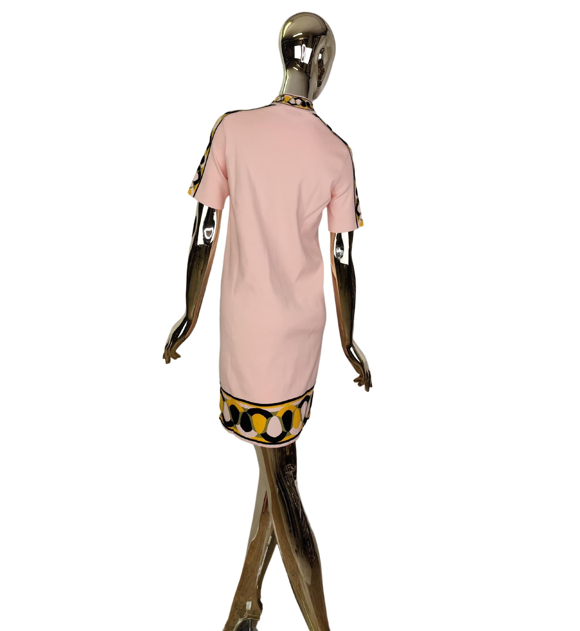 Women's Emilio Pucci pink dress and cardigan set For Sale