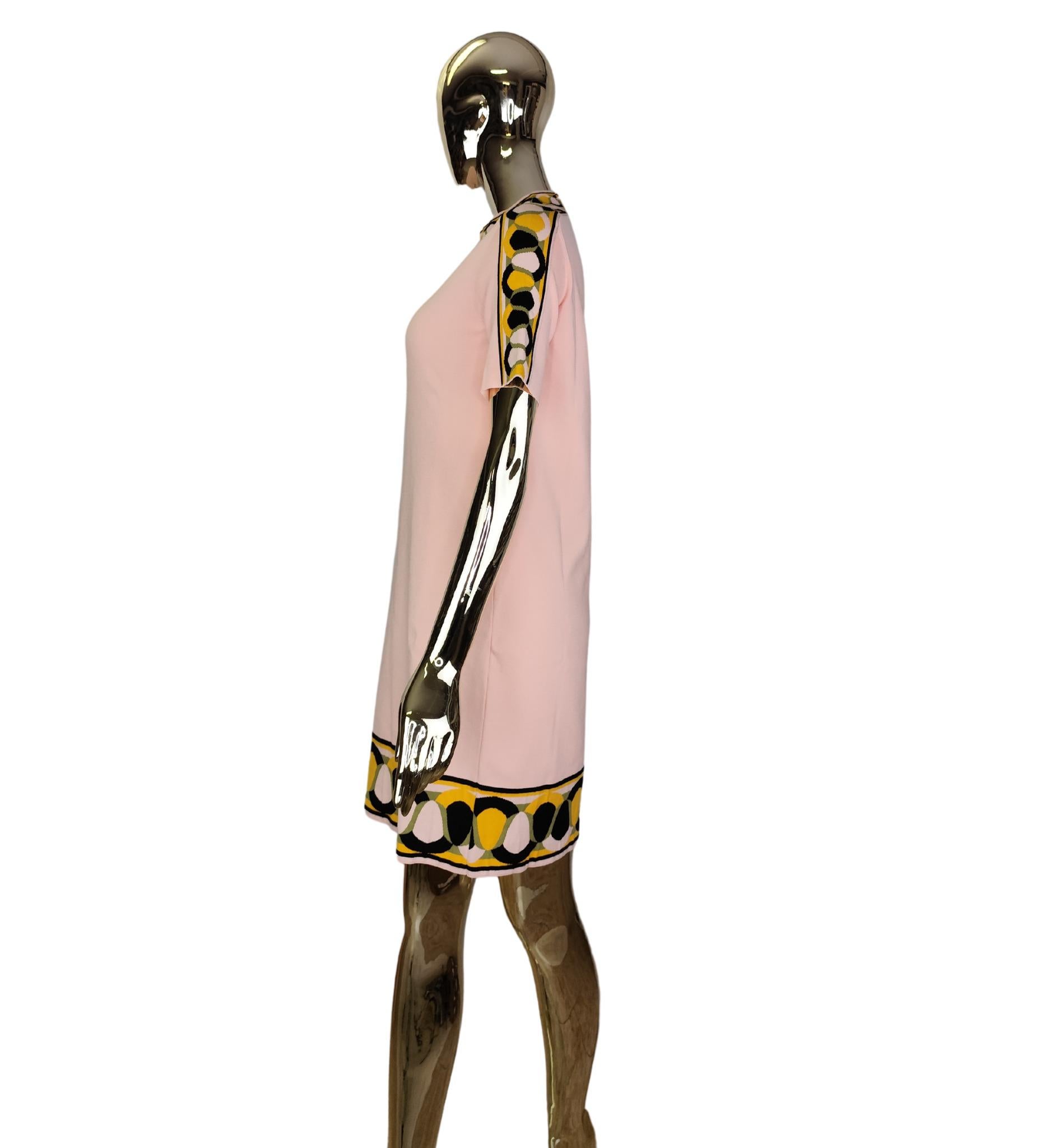 Emilio Pucci pink dress and cardigan set For Sale 2