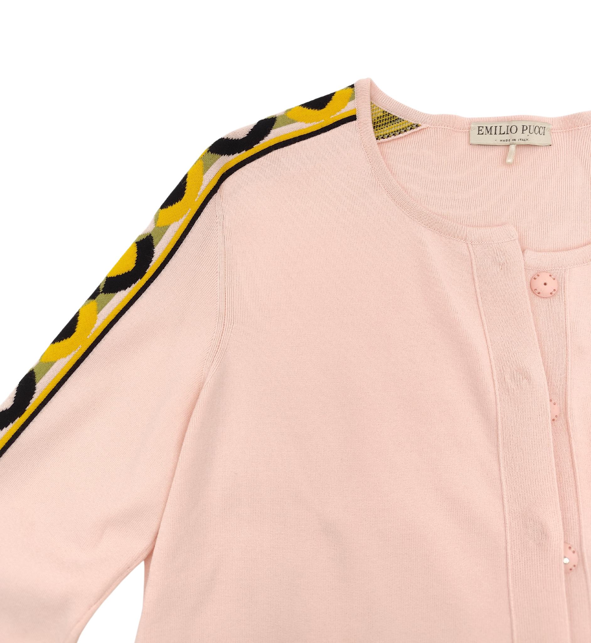 Emilio Pucci pink dress and cardigan set For Sale 3