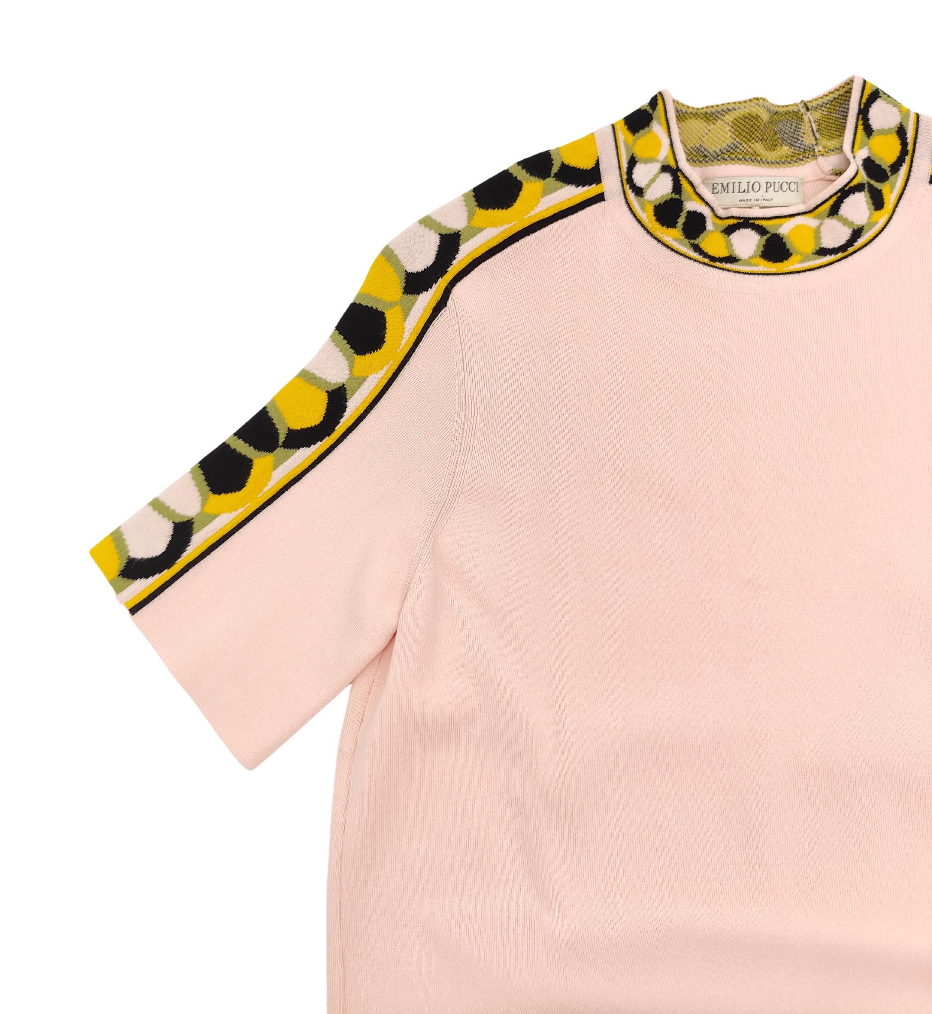 Emilio Pucci pink dress and cardigan set For Sale 4
