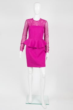 Emilio Pucci Pink Peplum Dress