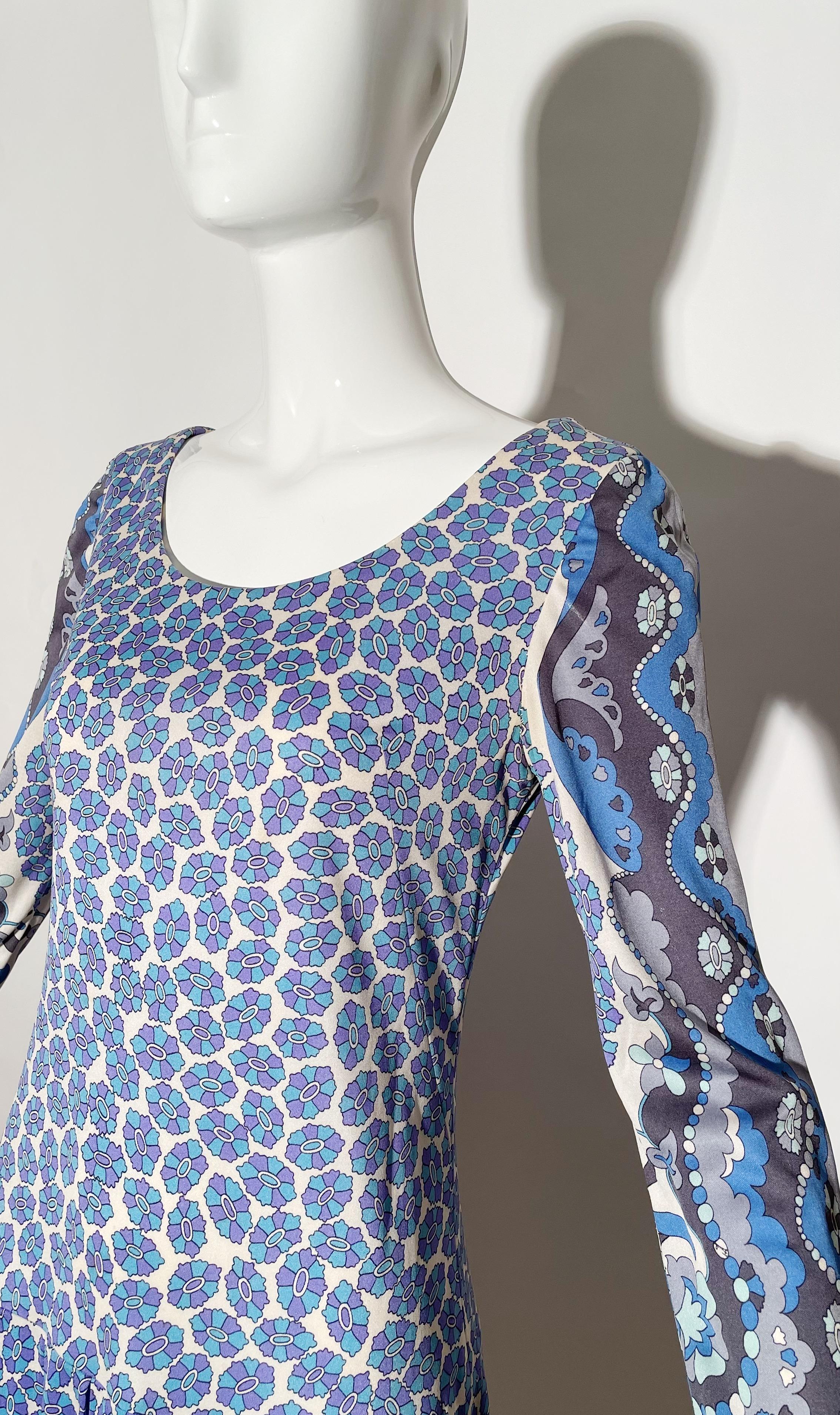 Emilio Pucci Pleated Dress In Excellent Condition For Sale In Los Angeles, CA