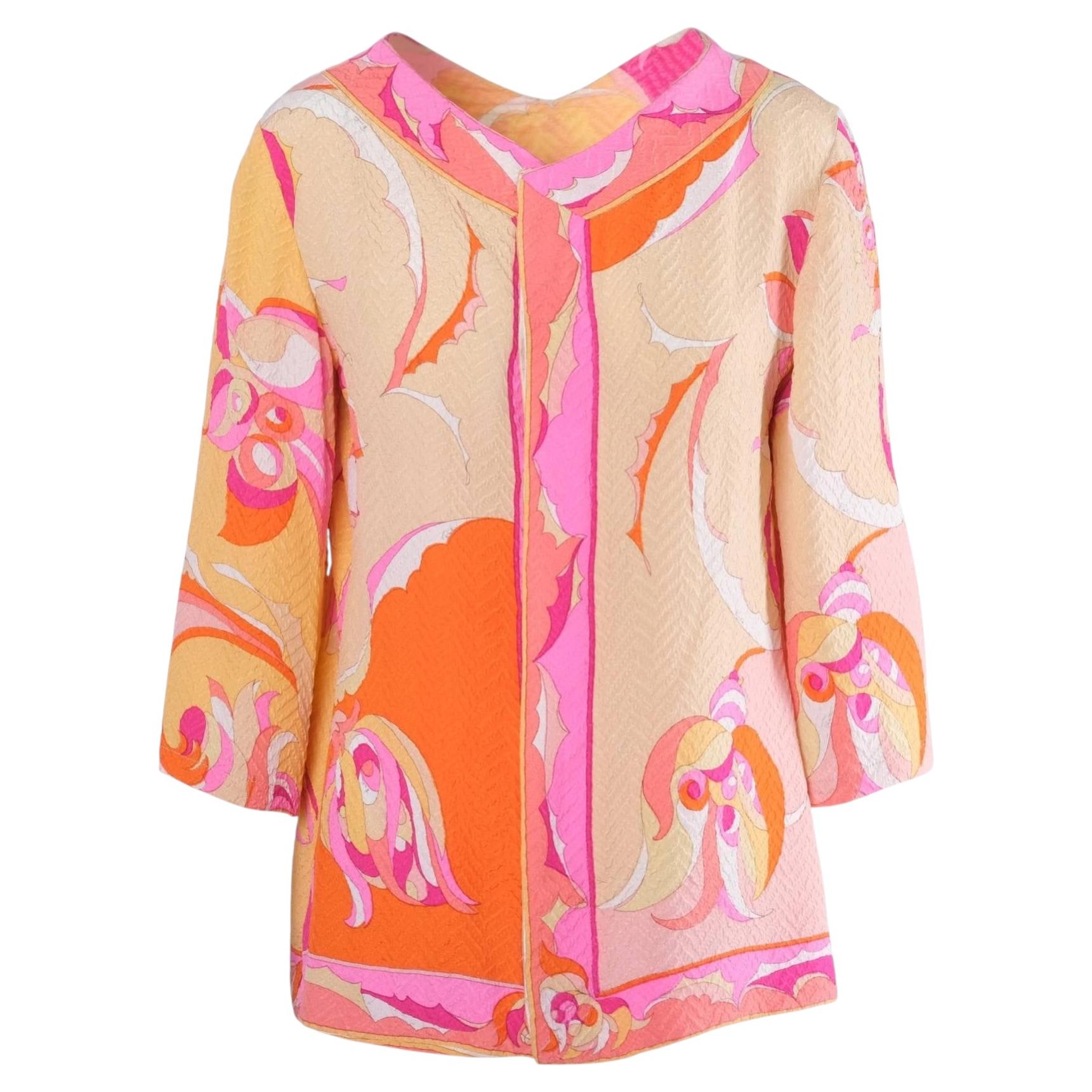 Emilio Pucci Túnica de seda estampada - Años 60