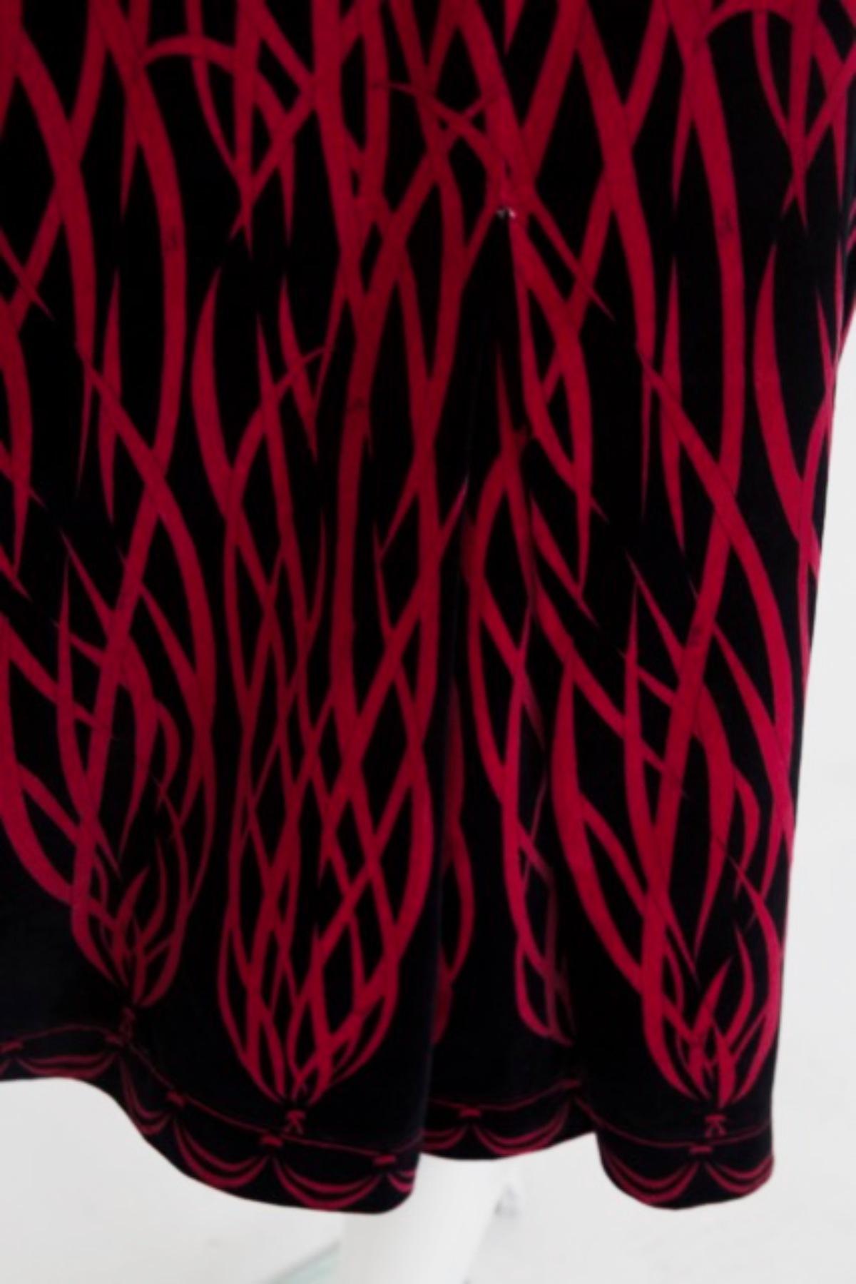 Emilio Pucci Psychedelic Velvet Two Pieces Suit For Sale 3