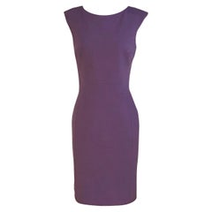 Emilio Pucci Purple Knit Stretch Sheath Dress