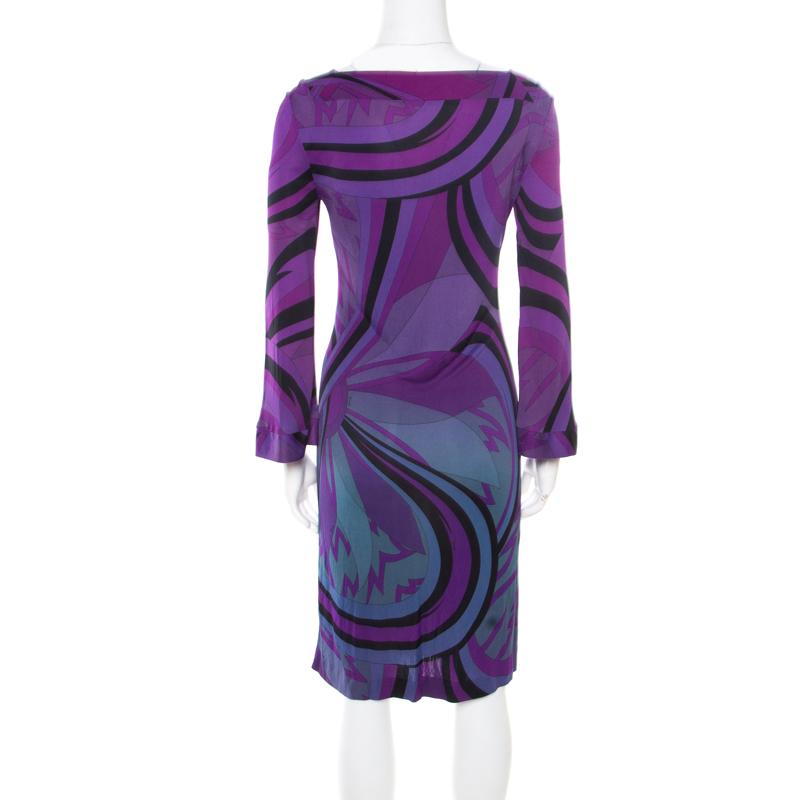 emilio pucci purple dress