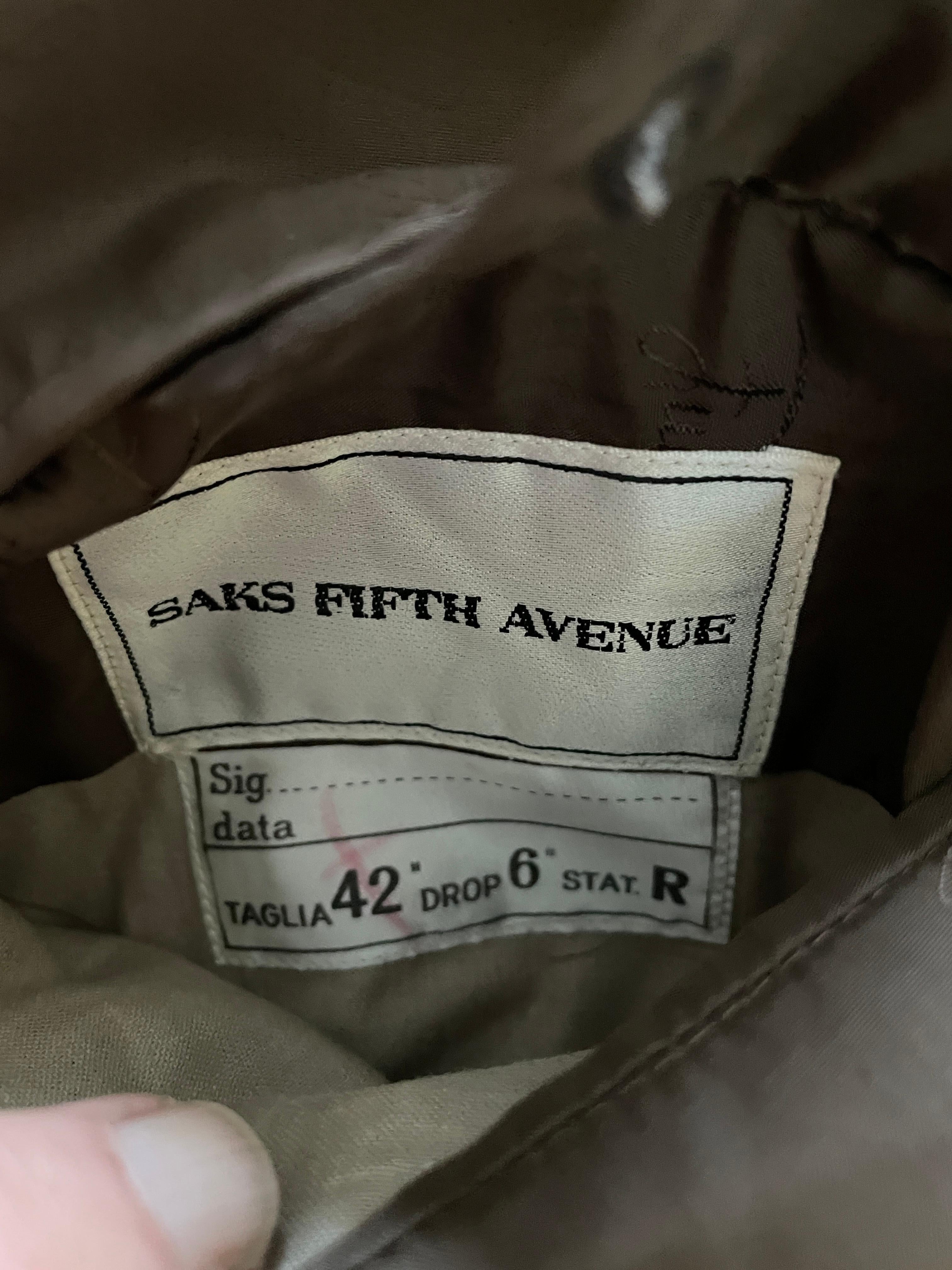 Emilio Pucci Rare Vintage 1970's Men's Jacket for Saks Fifth Avenue by Zegna For Sale 7