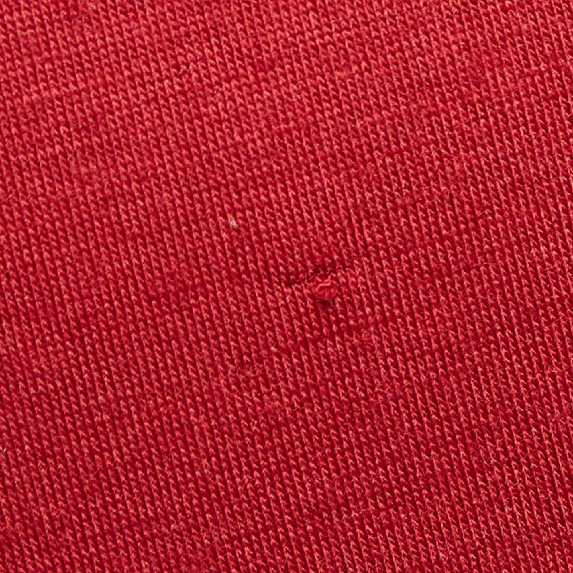 Emilio Pucci - Robe courte style drapée en jersey rouge M Bon état - En vente à Dubai, Al Qouz 2