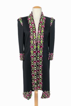 Emilio Pucci rhinestoned coat