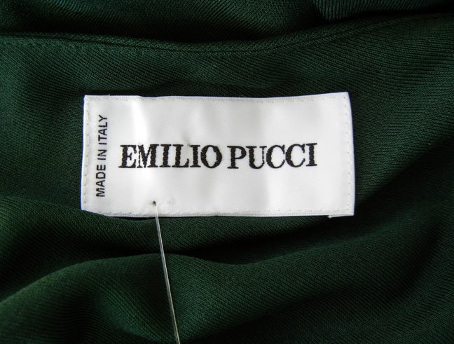 Emilio Pucci Runway Goddess Jewellled Cut-Out Dress Gown (robe à découpes) en vente 5