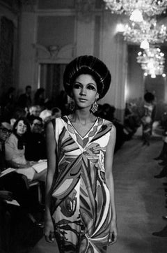 Emilio Pucci S/S 1967 Runway Signature Print Maxi Dress