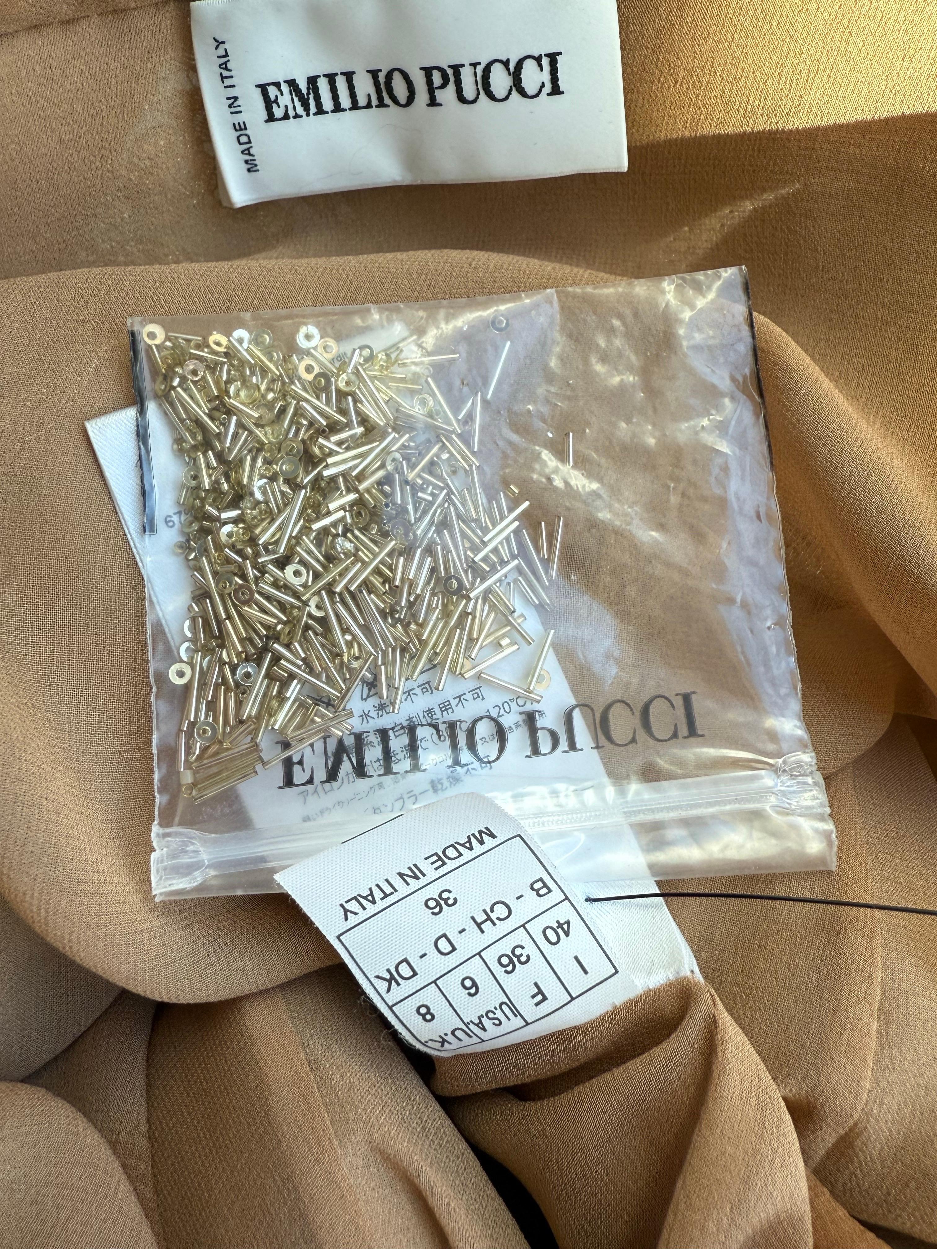 Emilio Pucci S/S 2012 Runway Unworn Embellished Sheer Lace Cutout Mini Dress For Sale 12