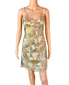 Emilio Pucci S/S 2012 Runway Unworn Embellished Sheer Lace Cutout Mini Dress