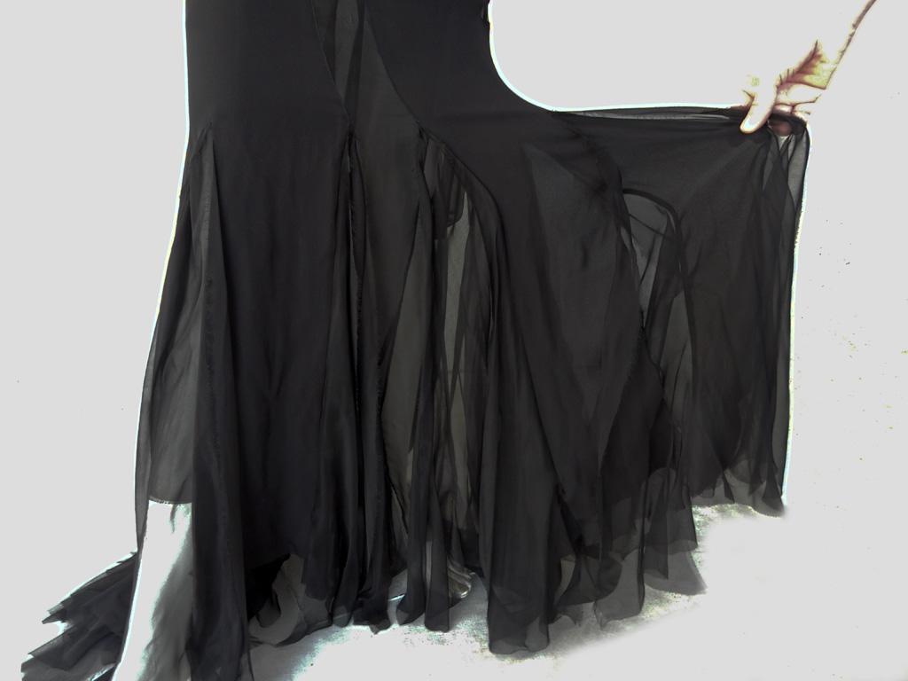 Emilio Pucci Seductive Sexy Sheer Black Dress Gown   NWT In New Condition In Los Angeles, CA
