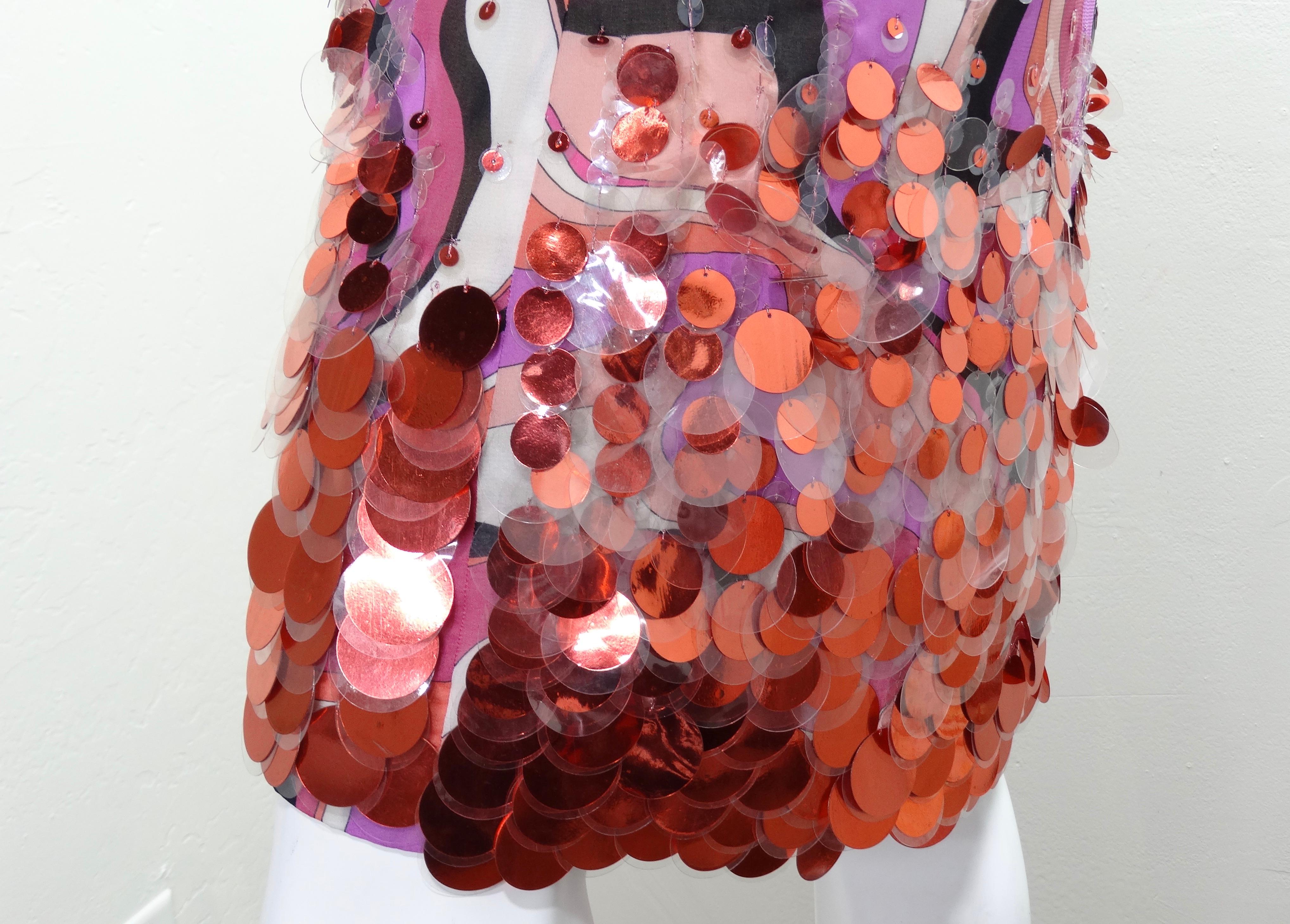 Women's or Men's Emilio Pucci Sequin Mini Dress 