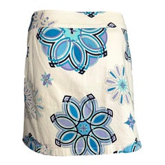 Emilio Pucci - Jupe portefeuille imprimée « Siganture » M/L