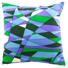 Emilio Pucci Coussin décoratif en soie et cachemire