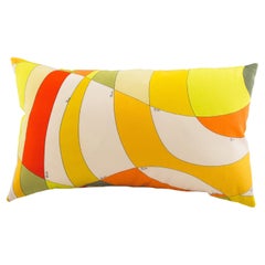 Cojín decorativo de seda y terciopelo Emilio Pucci