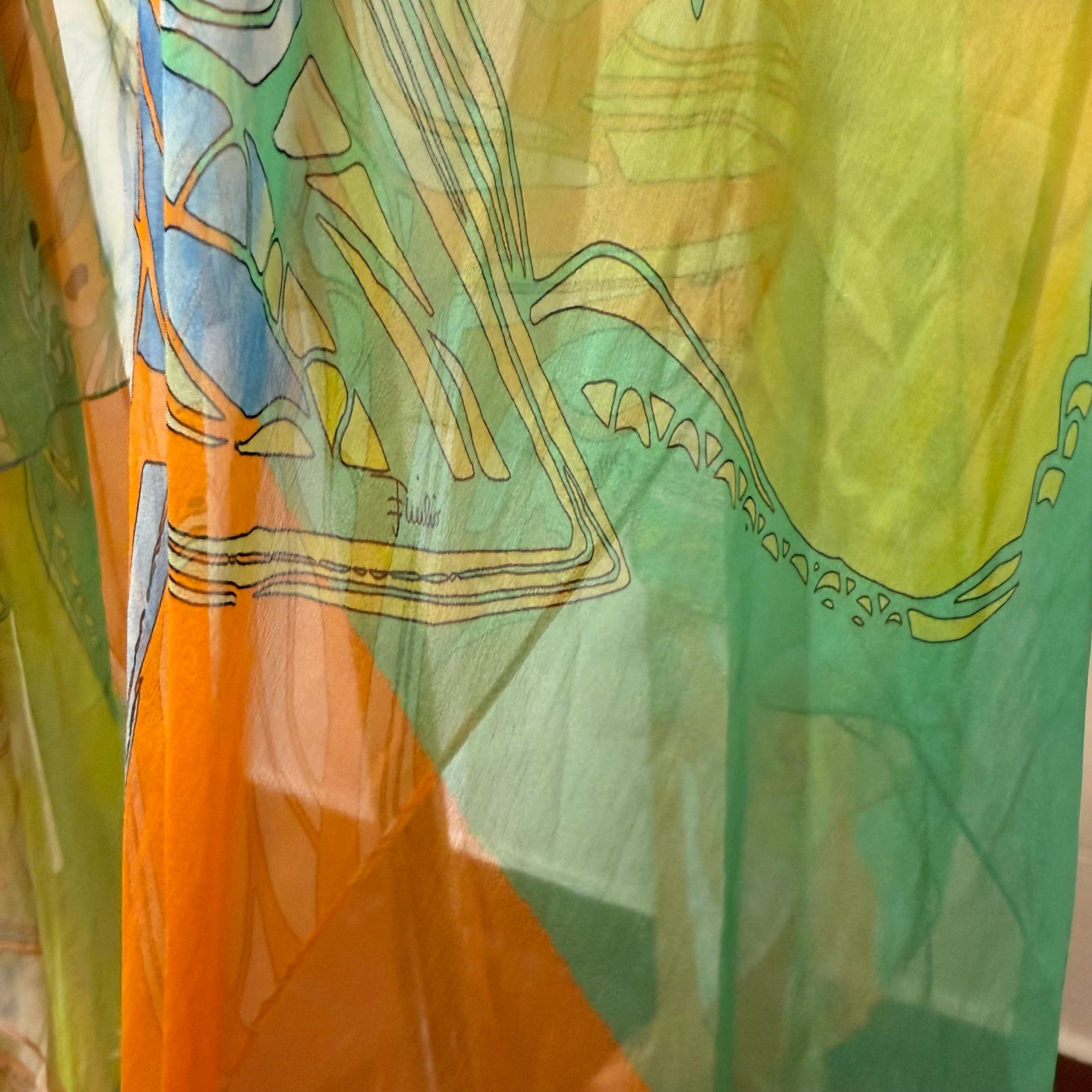 Emilio Pucci Seidenkleid Größe IT 40, FR 36 im Angebot 1