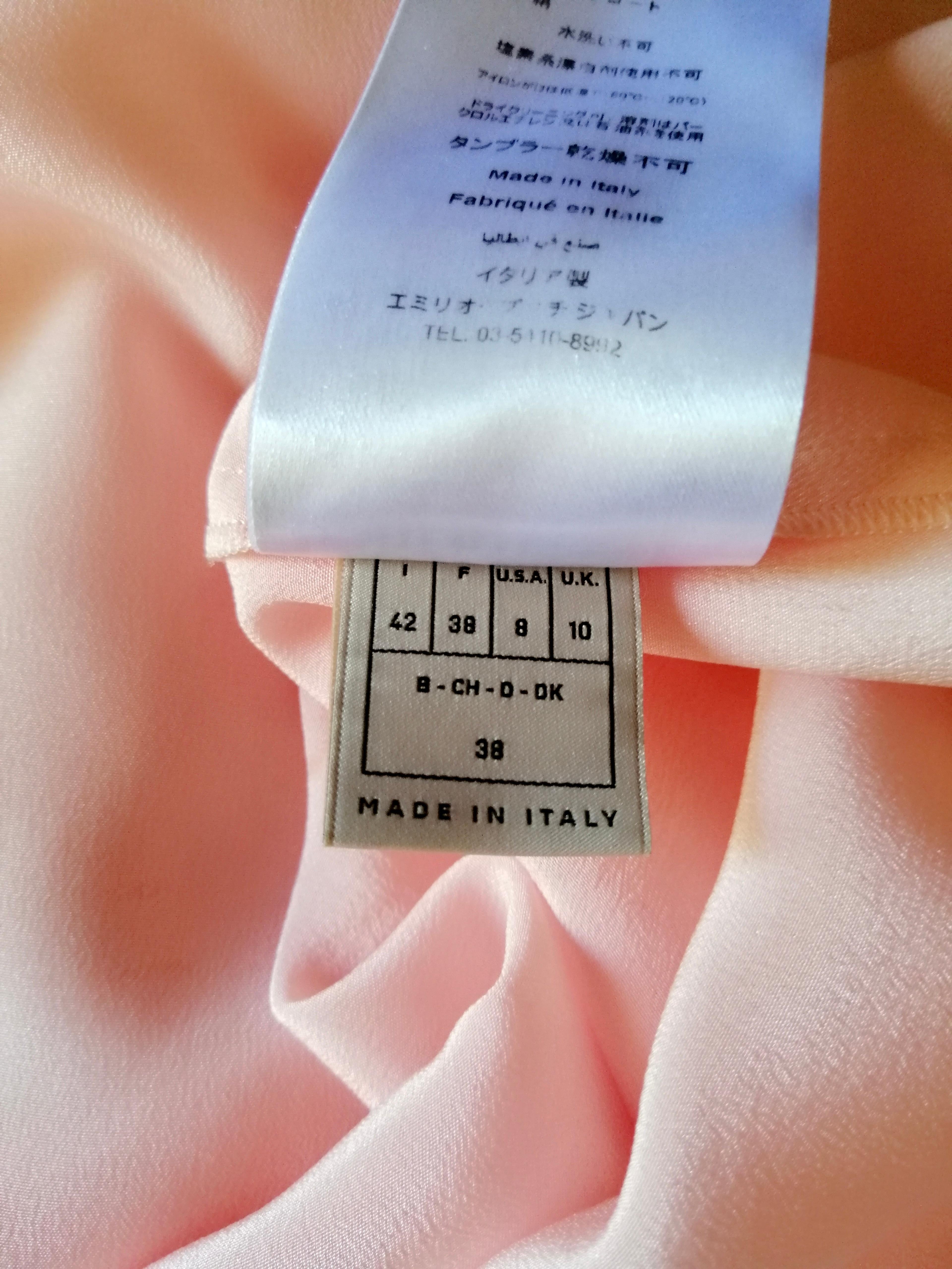 EMILIO PUCCI silk flamingo dress 8