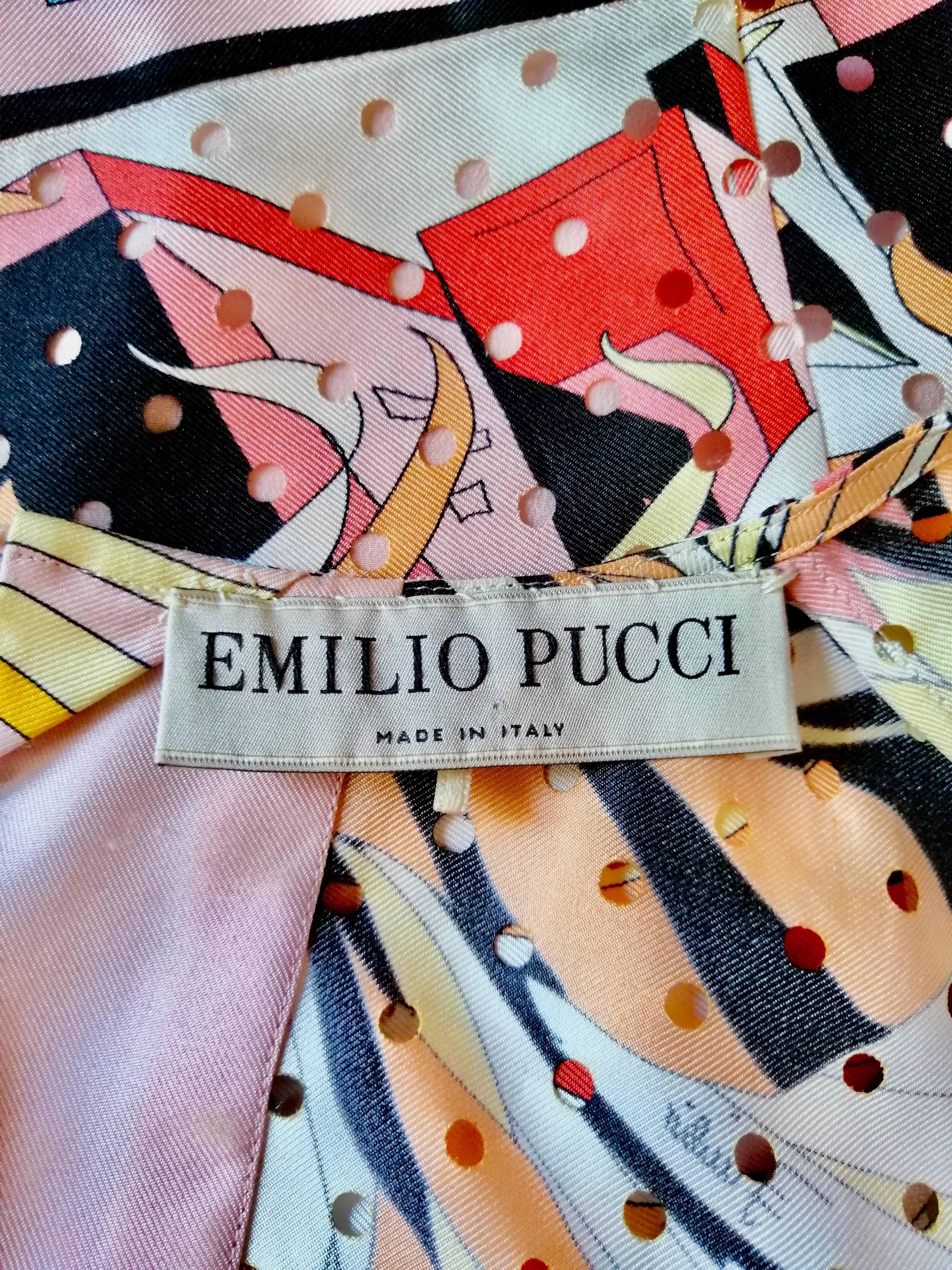 EMILIO PUCCI silk flamingo dress 5