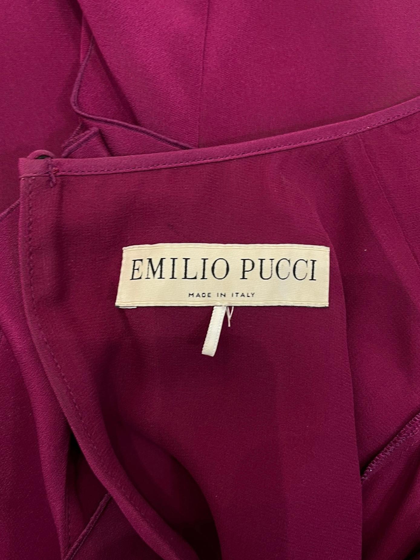 Women's Emilio Pucci Silk Frill Dress