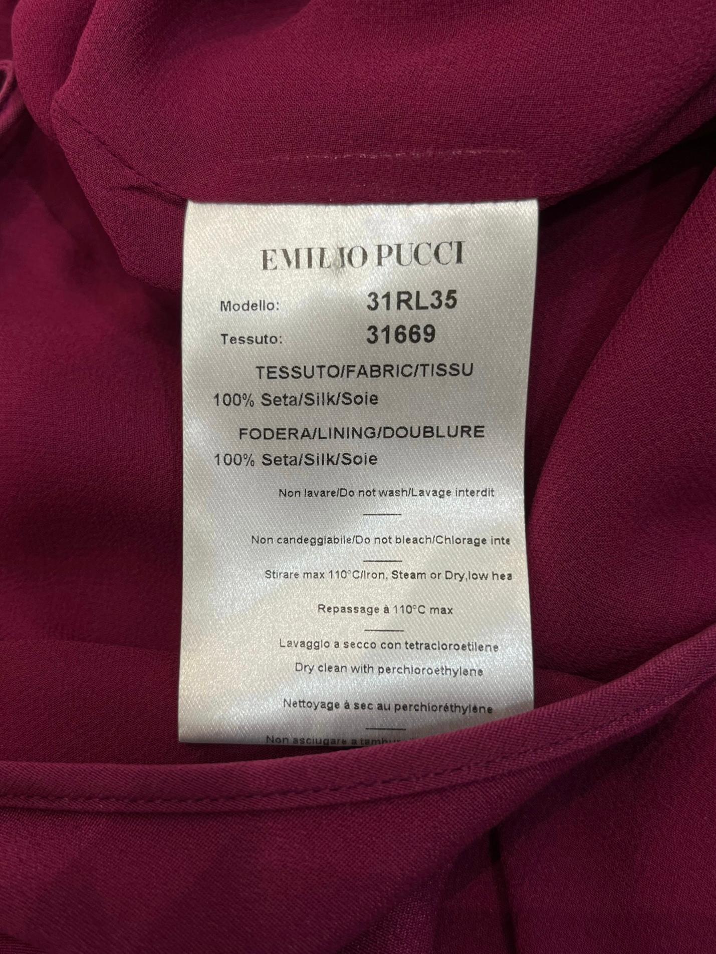 Emilio Pucci Silk Frill Dress 1