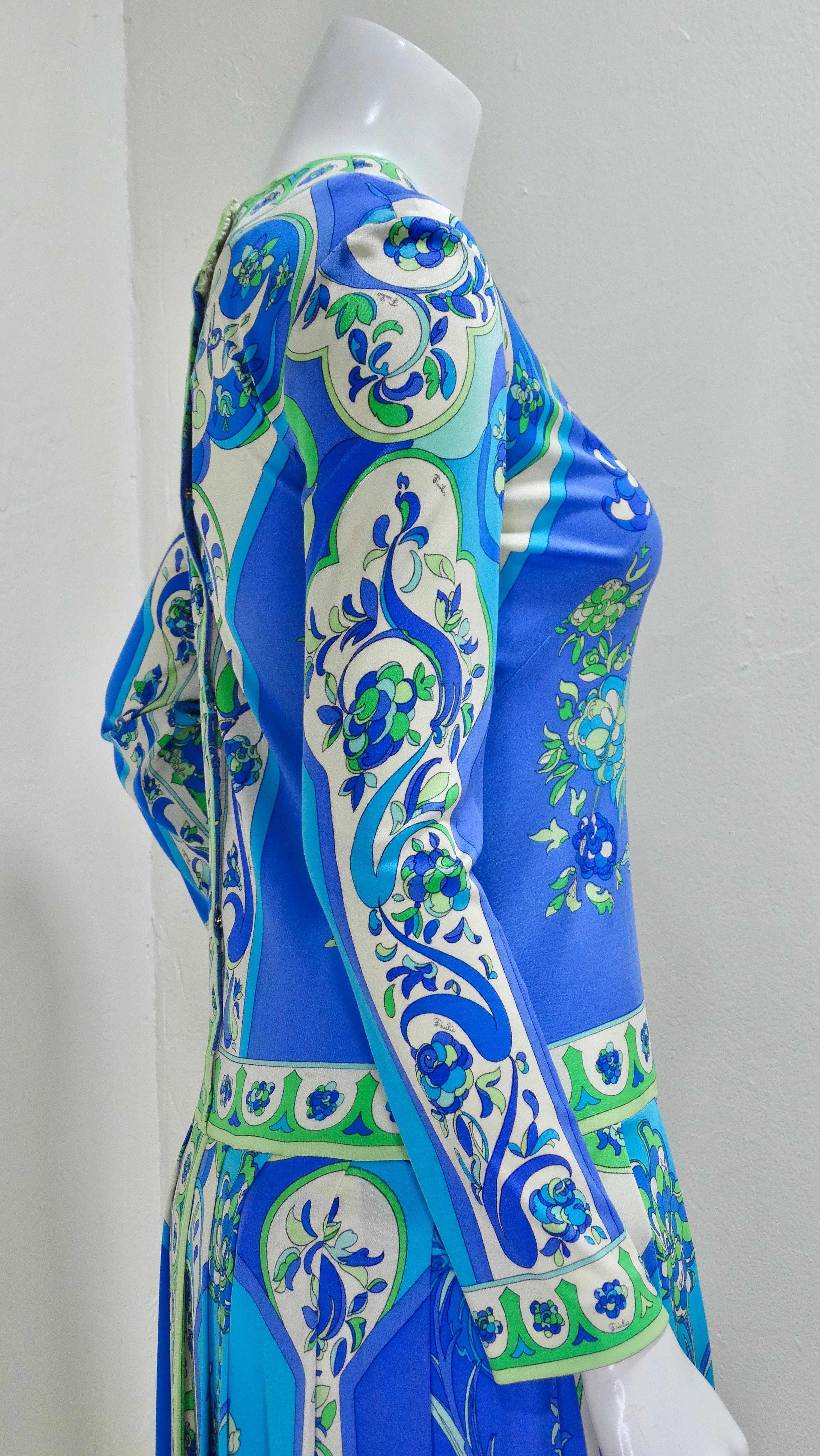 Emilio Pucci Silk Pleated 1960's Dress 2