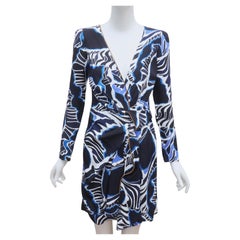 EMILIO PUCCI Silk Print Dress With Zipper Detail