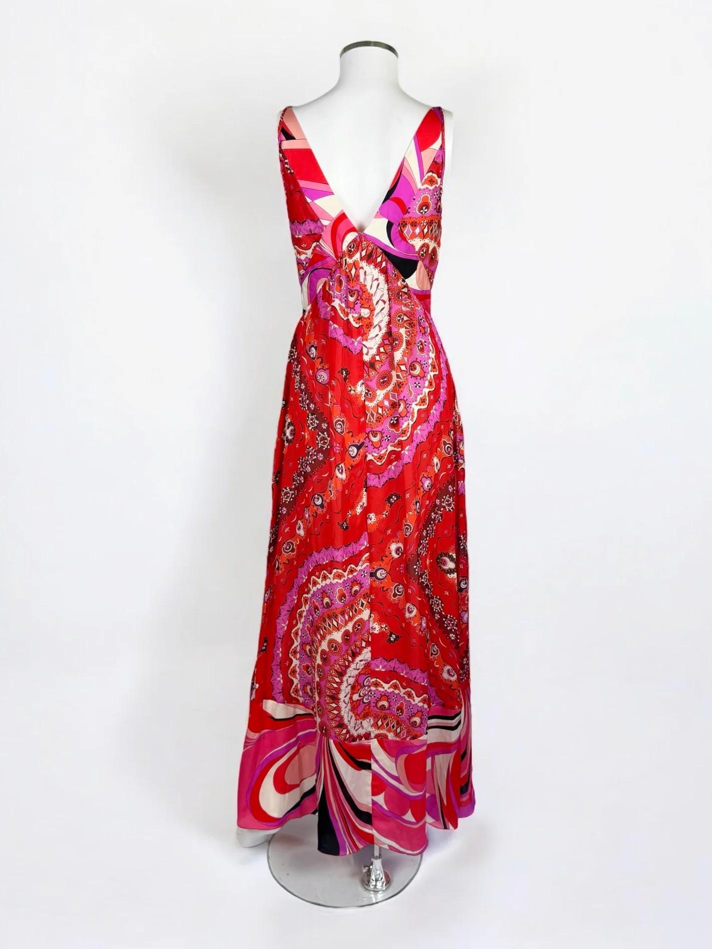 Women's Emilio Pucci Silk Printed Gown, SS 2012