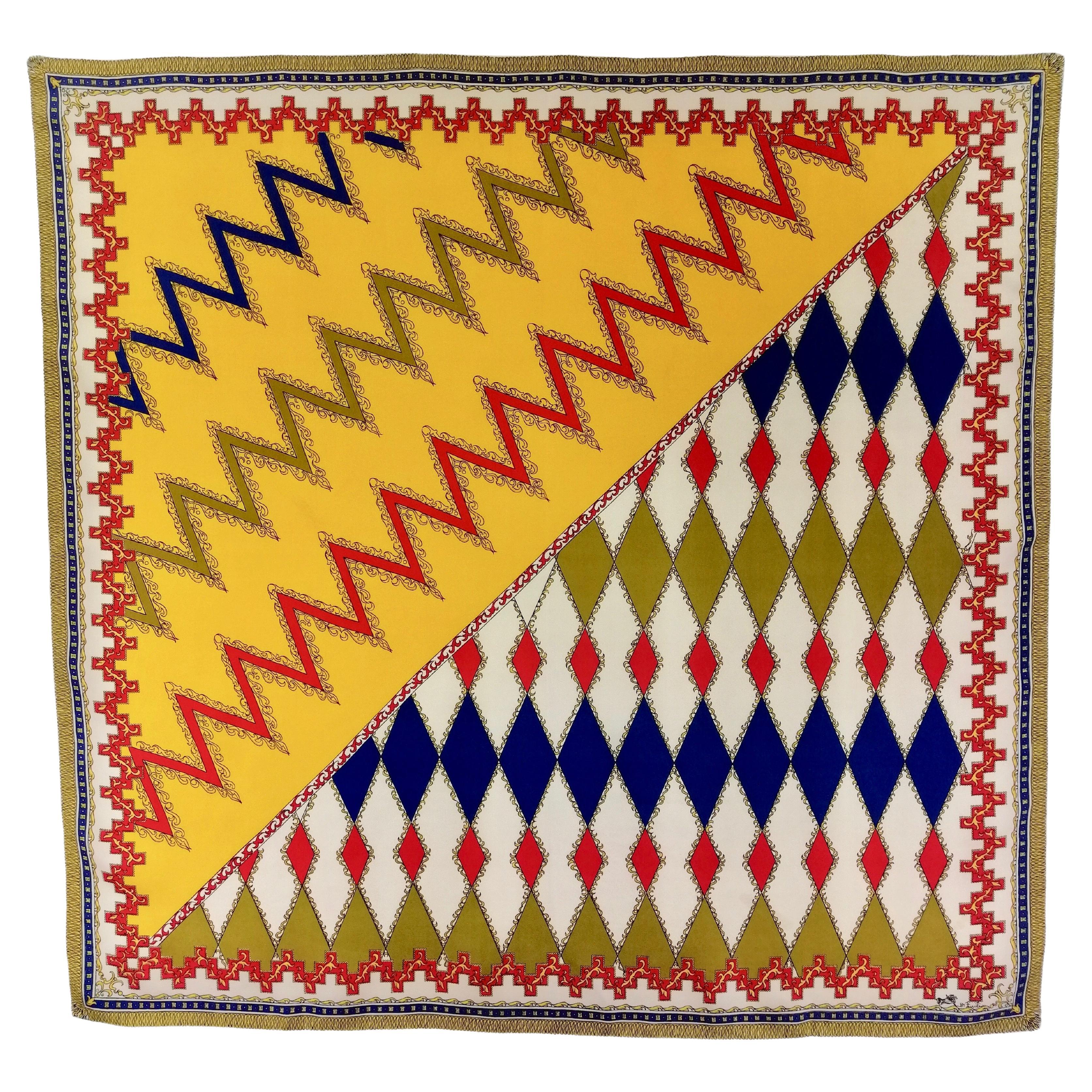 Emilio Pucci silk scarf  For Sale