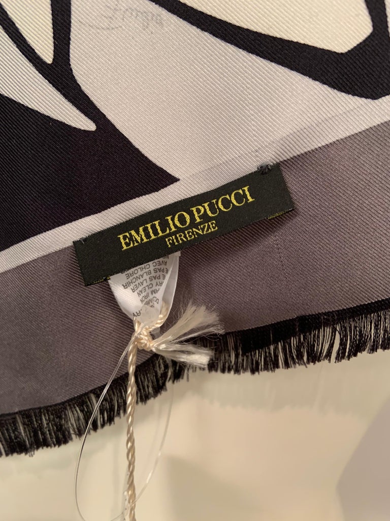 Women's Emilio Pucci Silk Scarf with Original Hang Tags