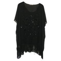 Emilio Pucci Silk Top in Black