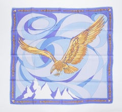 Emilio Pucci Silk Twill Eagle Print Scarf