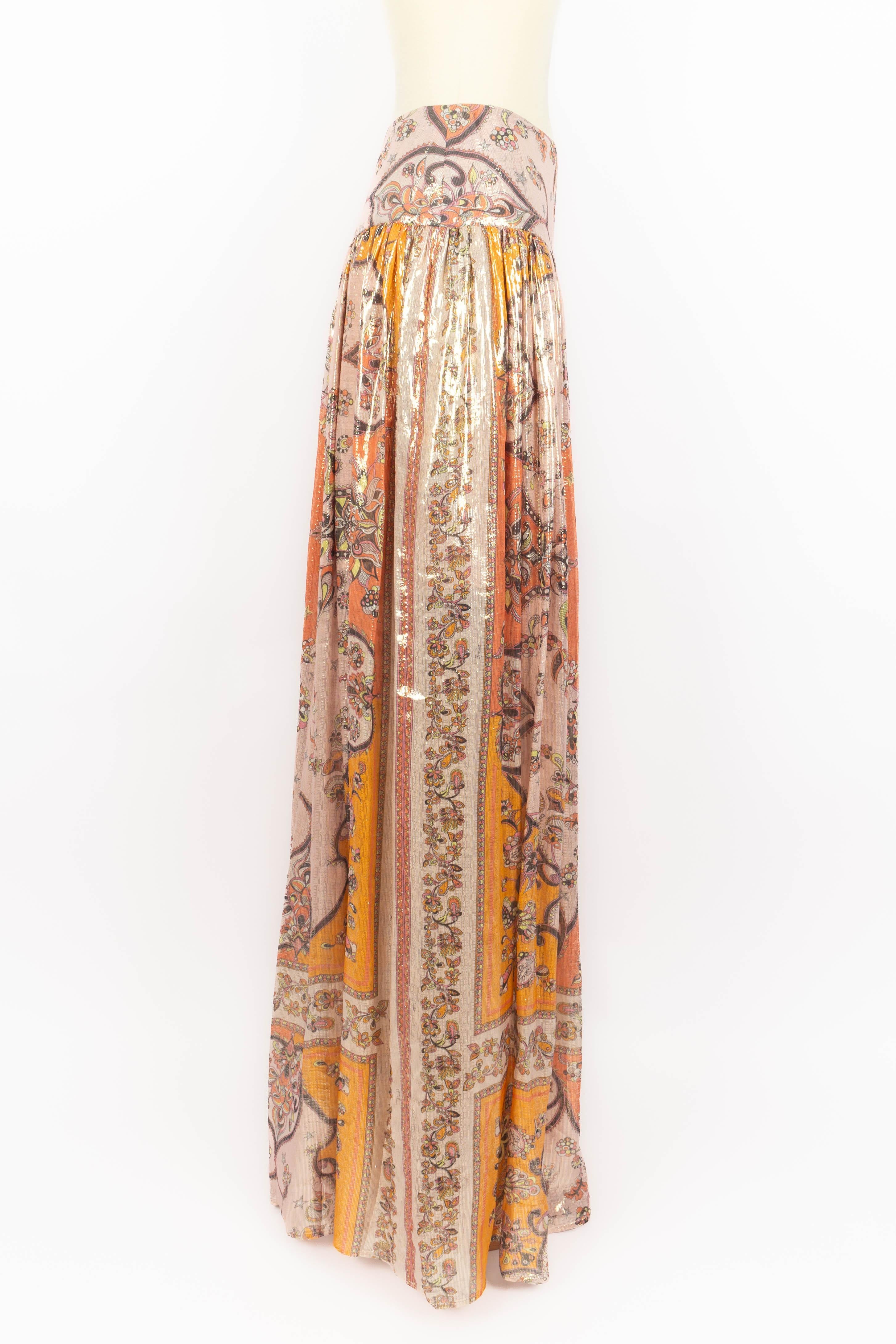 Beige Emilio Pucci skirt Pre fall 2012 in vendita