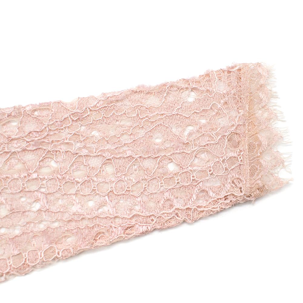 Emilio Pucci Soft Pink Lace Dress - Size US 4 For Sale 2