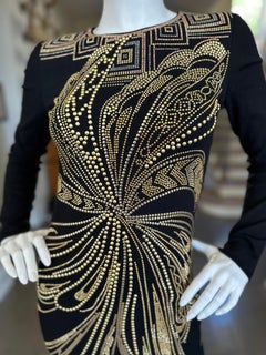 Emilio Pucci Studded Little Black Dress